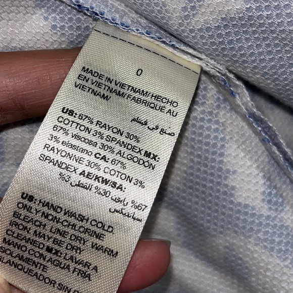 Chico’s Women’s Alicia Indigo Ink Open Front Blazer Business Office Casual Sz-S - Picture 6 of 9